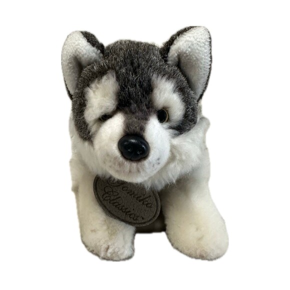 Russ Yomiko Classics 12" Realistic Baby Plush Wolf Stuff Animal - Picture 1 of 9